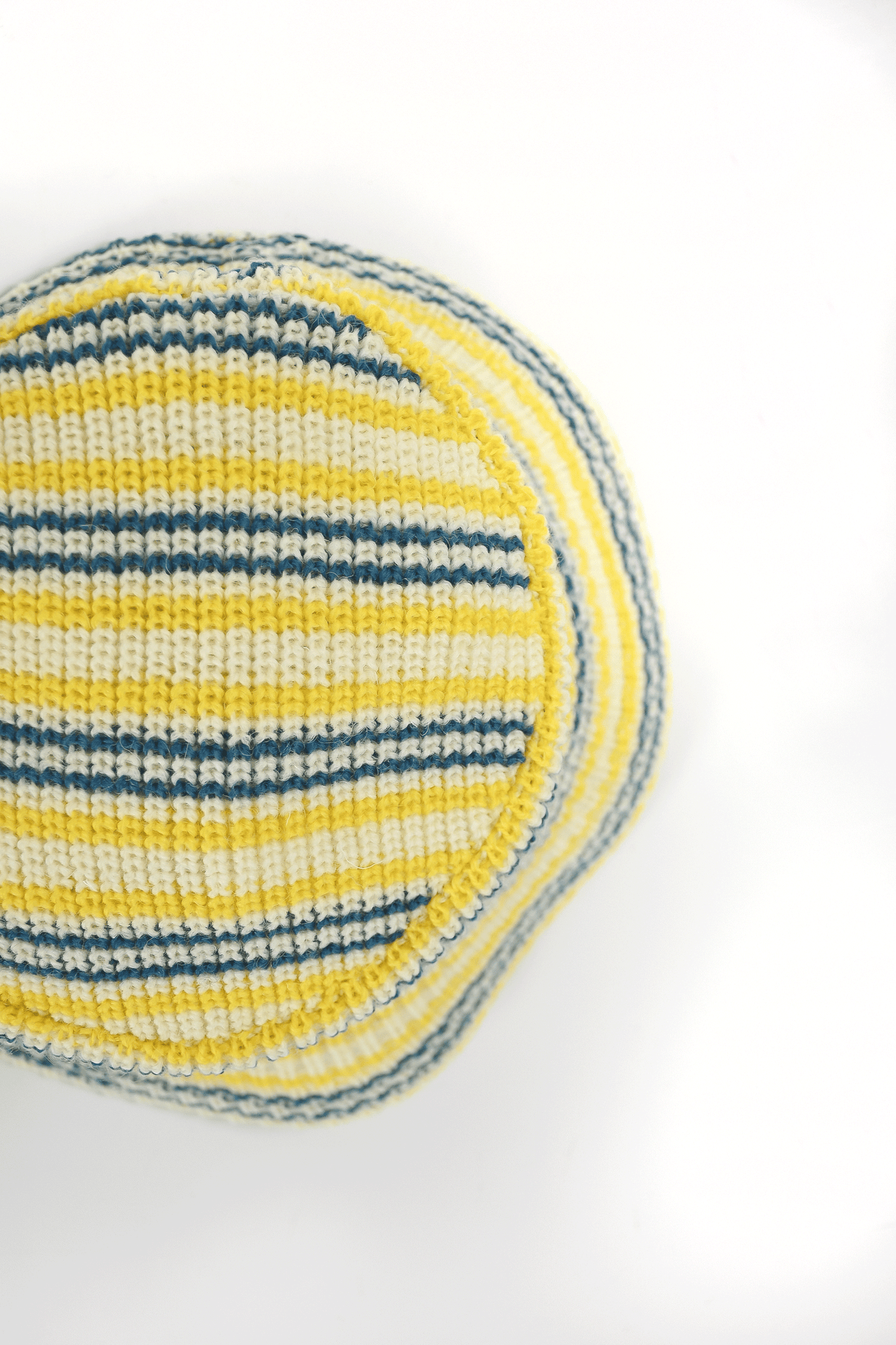 Rib Multi Border Straight Bucket Hat