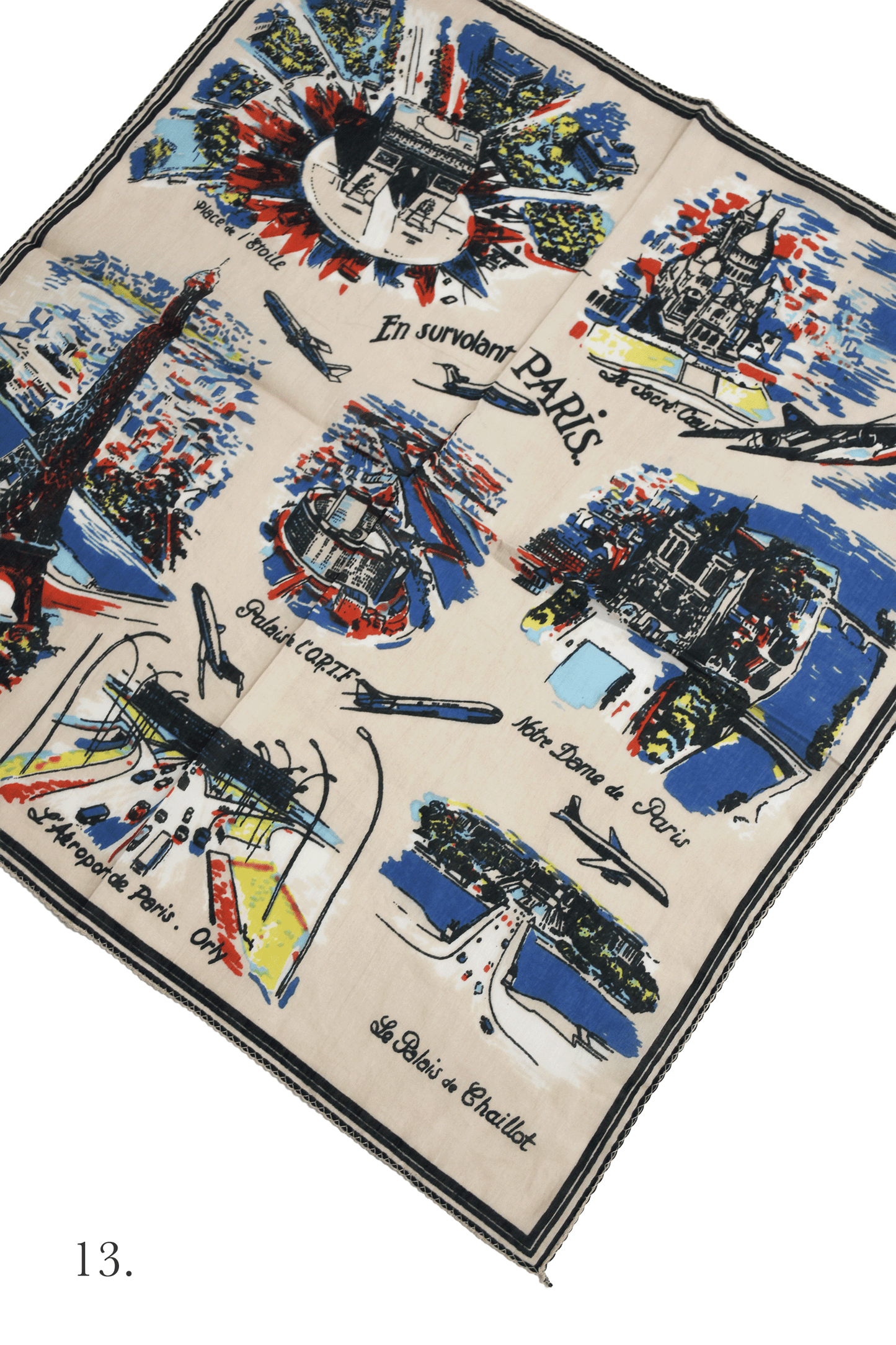 Map print bandana