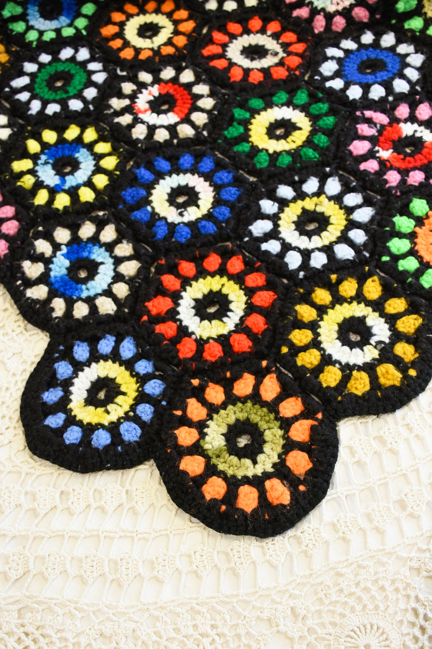 Vintage Crochette Rug No.100
