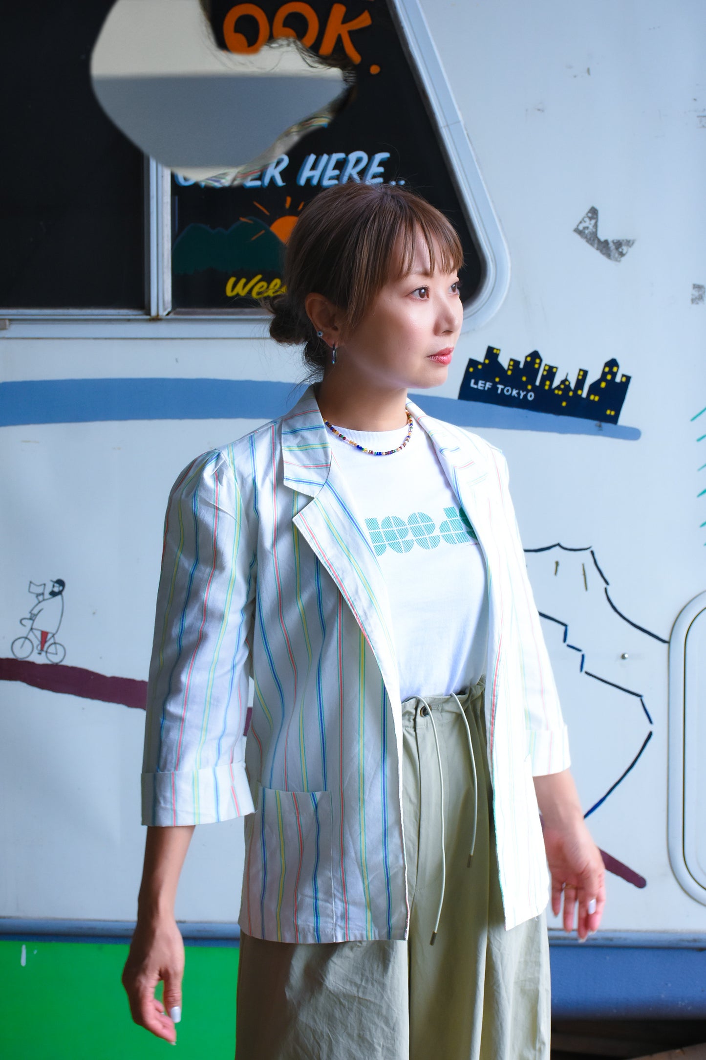 U.S.A. Stripe Tailored Jacket