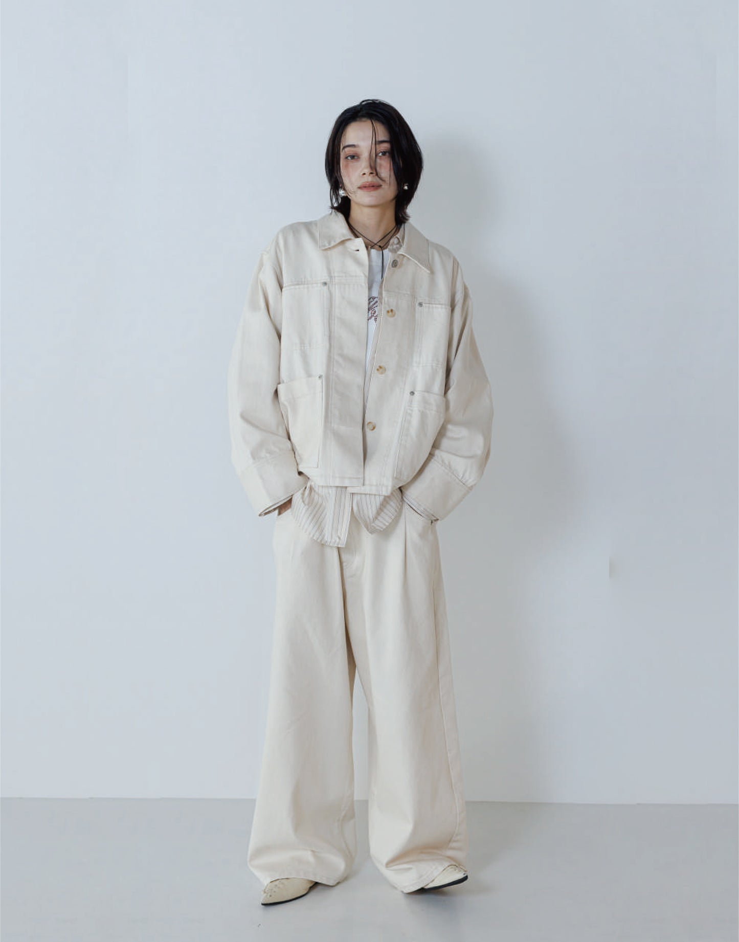 Flare Denim CPO Jacket