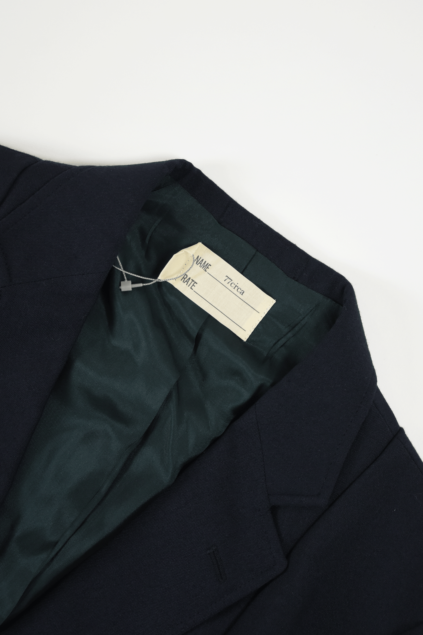circa make v shape navy blazer jacket