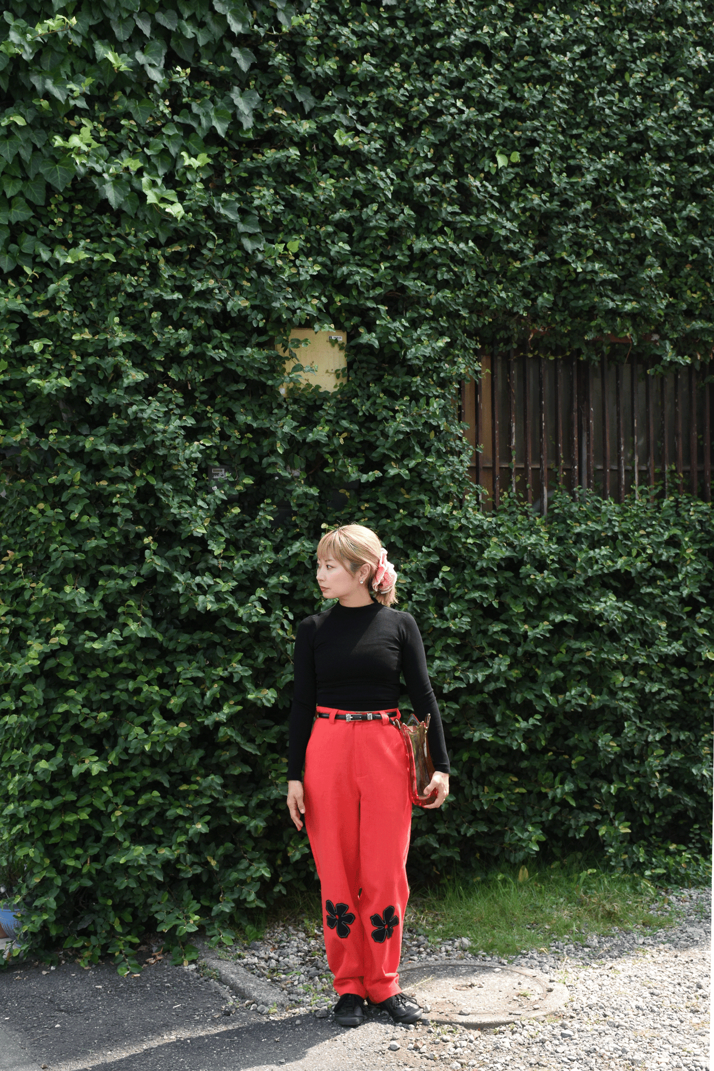 Camelia Applique Trousers