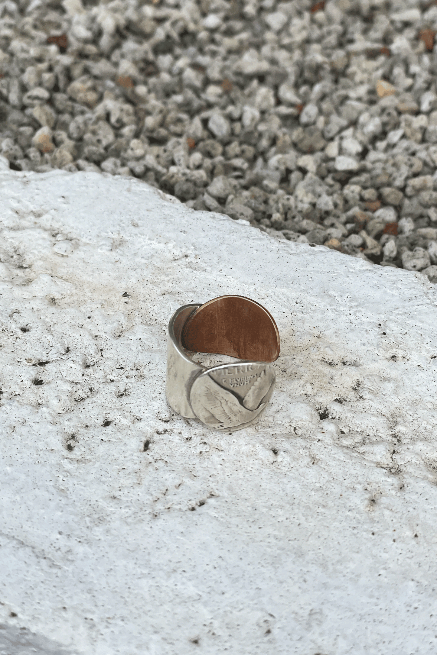 Flat Coin Ring /H-160