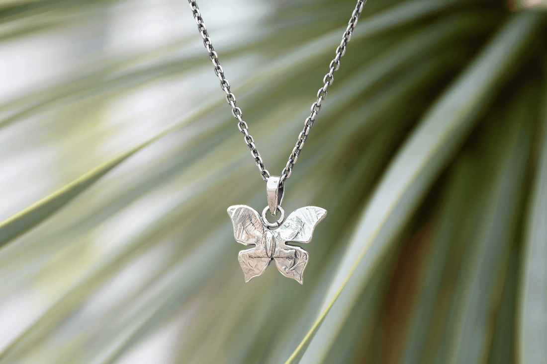 Folk/N×RAYDY "Butterfly Coin Necklace"