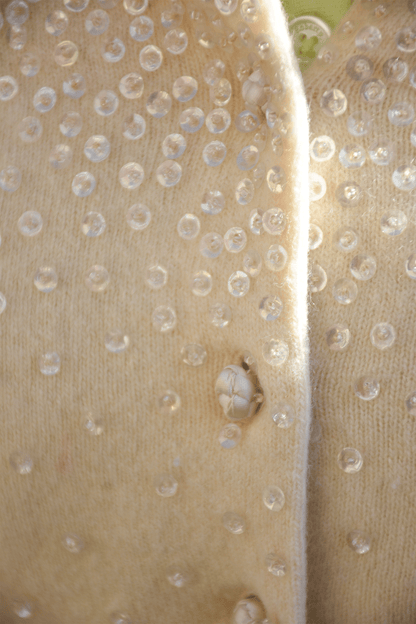 Antique beaded cardigan