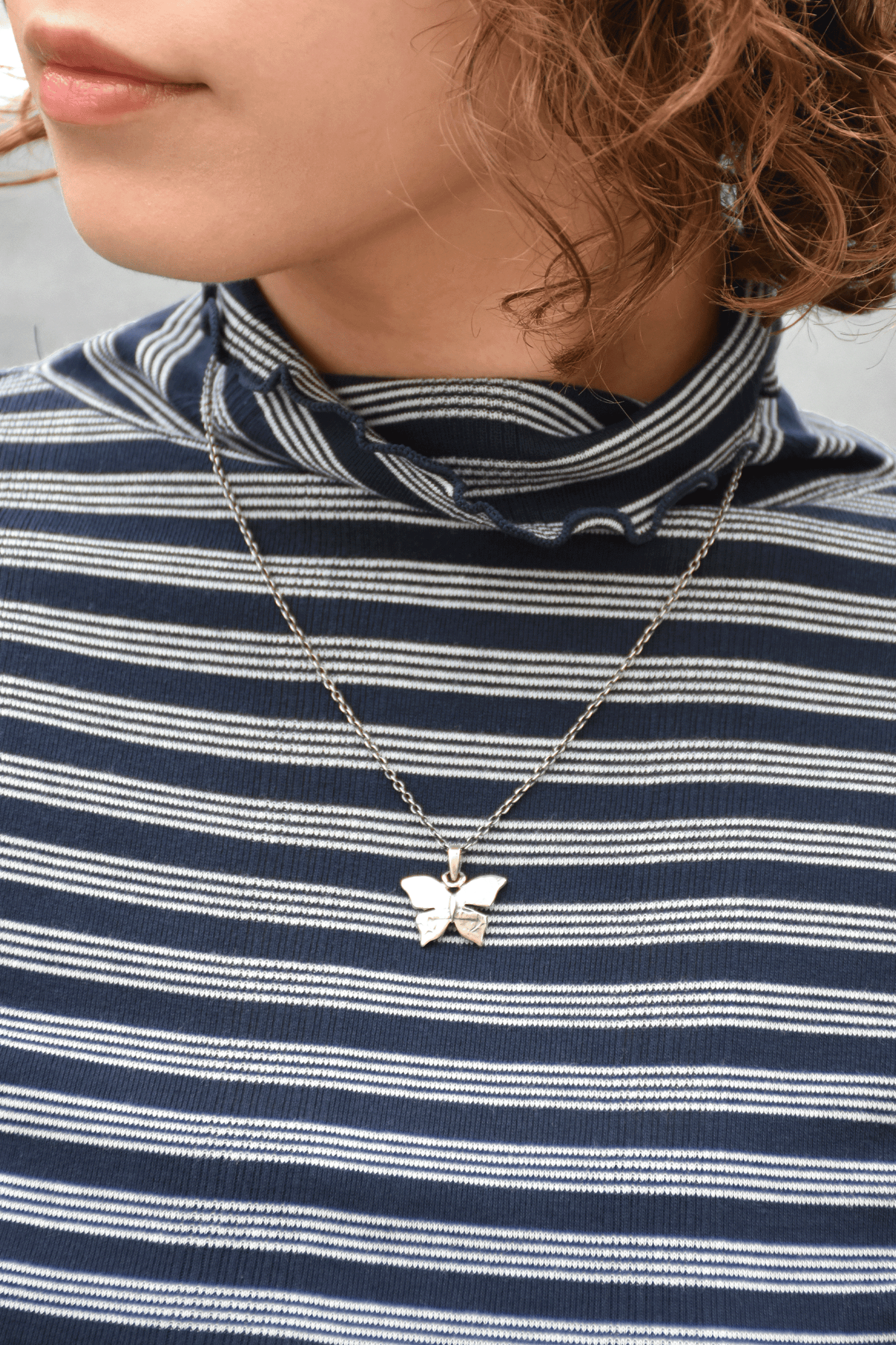 Panel Rib Turtleneck Tee