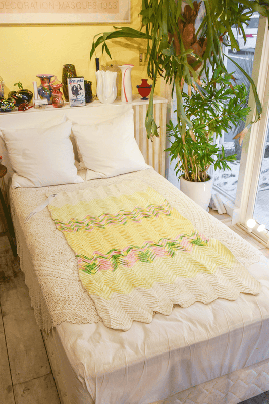 Vintage Crochet Rug No.10