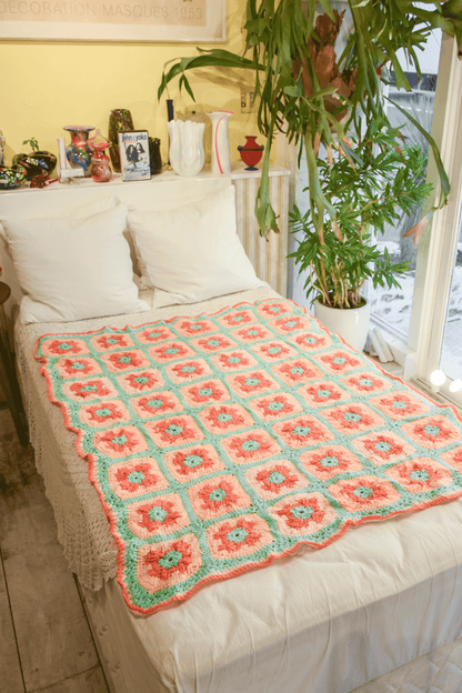 Vintage Crochet Rug No.7