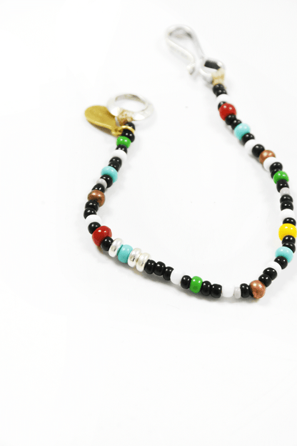 Murano Glass Beads Bracelet  / Full Moon