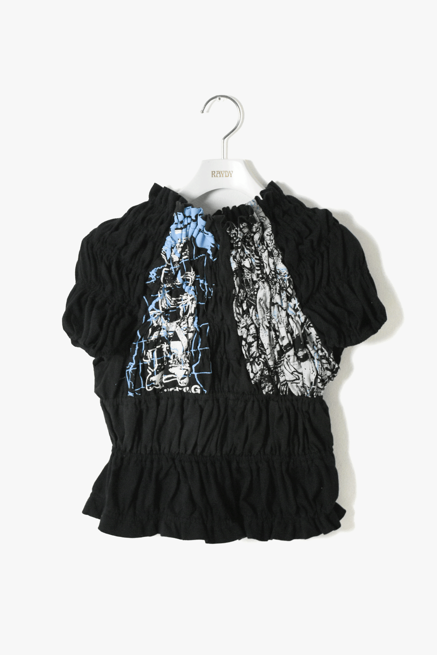 circa make shirring print top