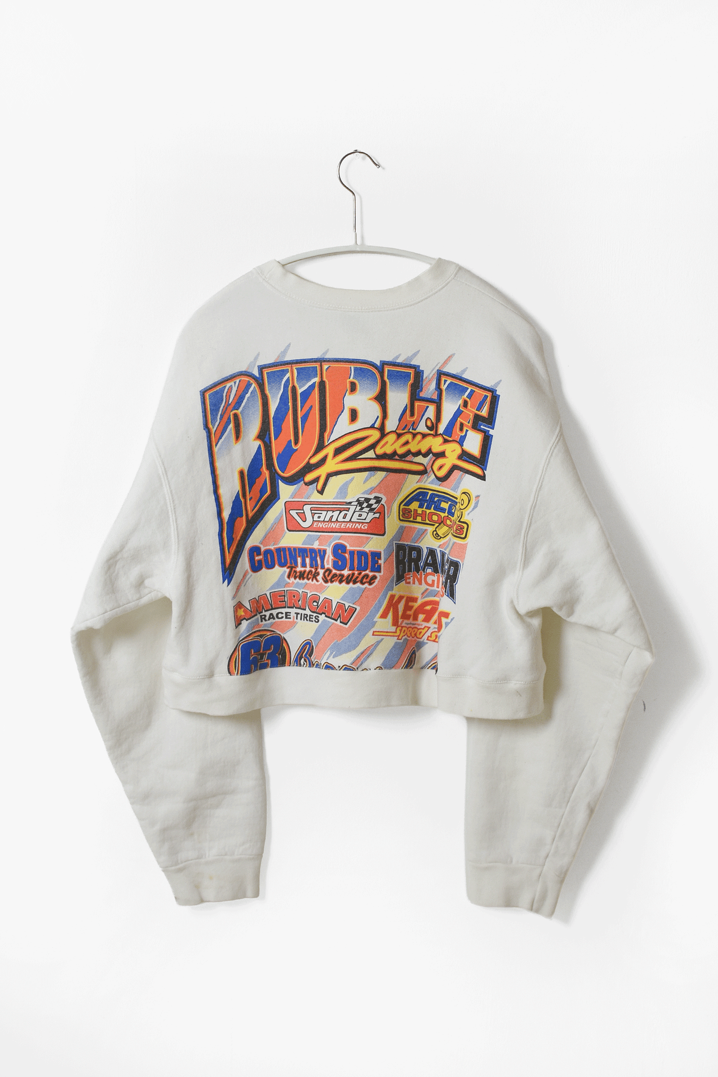 Vintage Remake US Men's racing Crop top Sweat #1