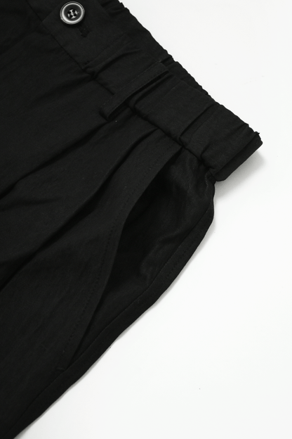Relaxed Twill Tuck Pants