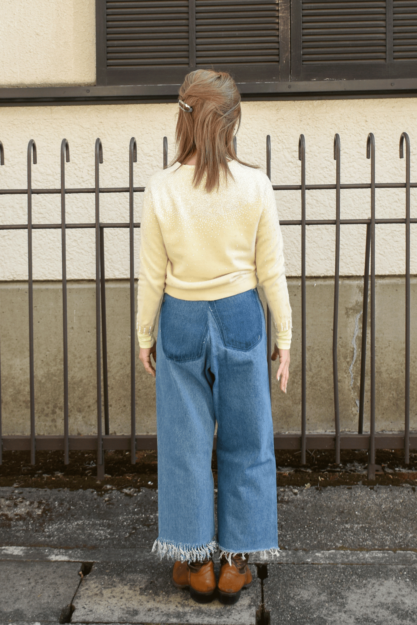 Antique beaded cardigan