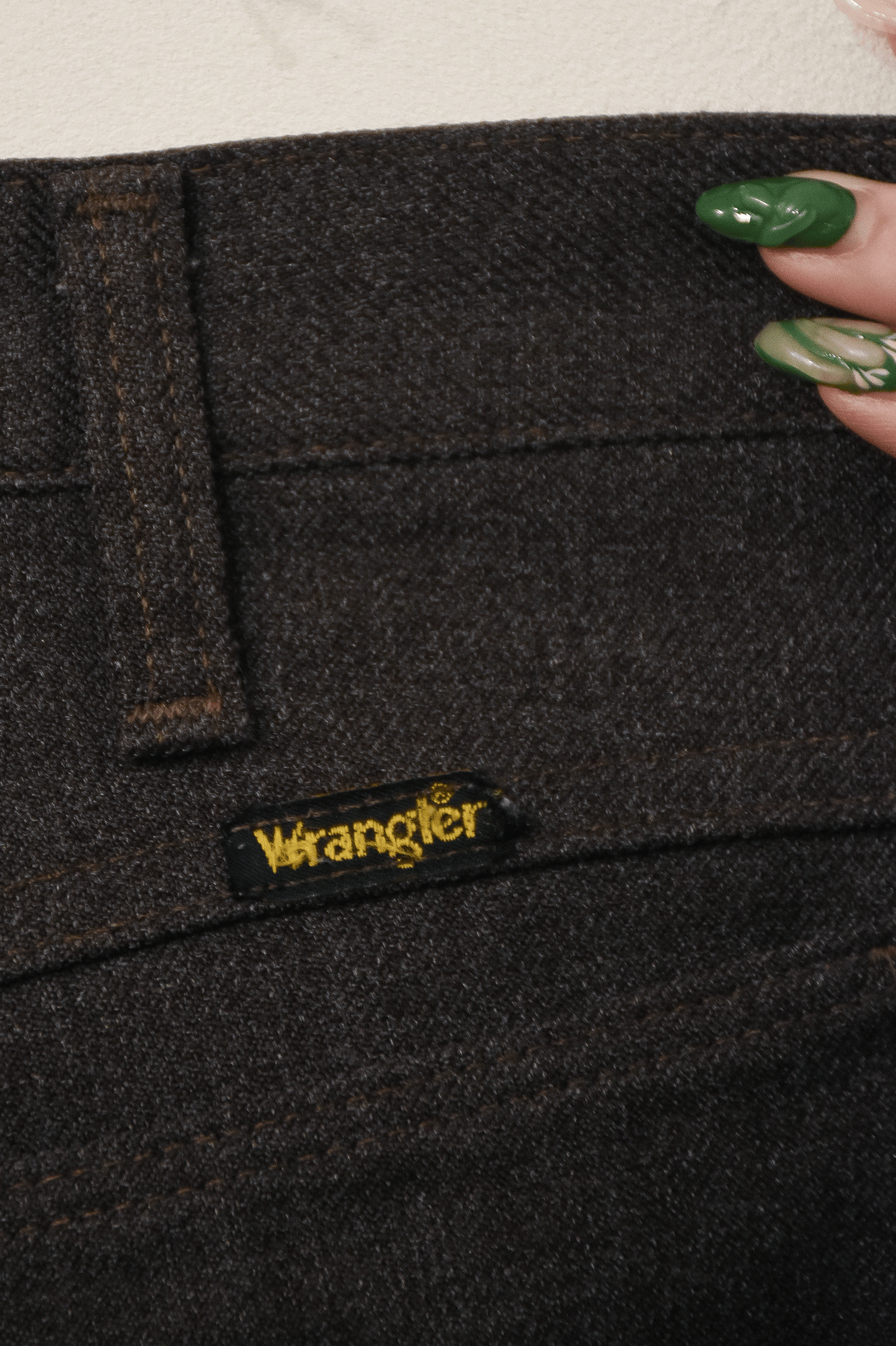 Vintage Wrangler Launcher Hopsack Slacks