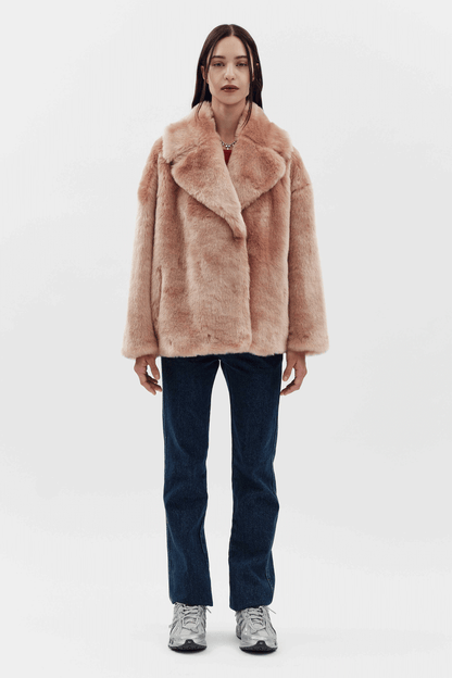 RITA COAT PALE PINK