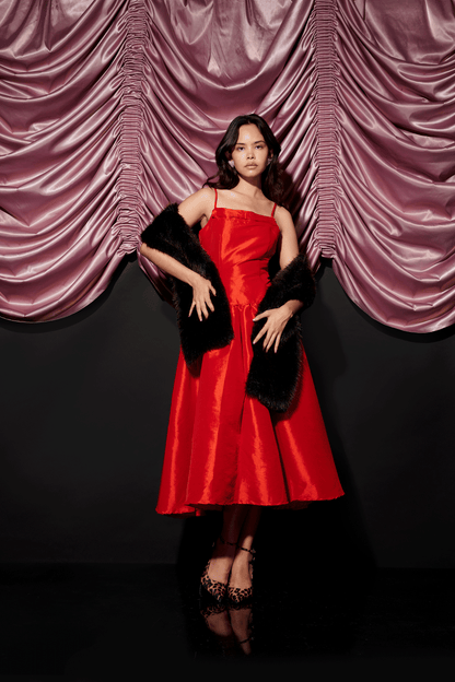 Malone Faux Fur Shawl