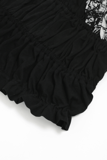 circa make shirring print top