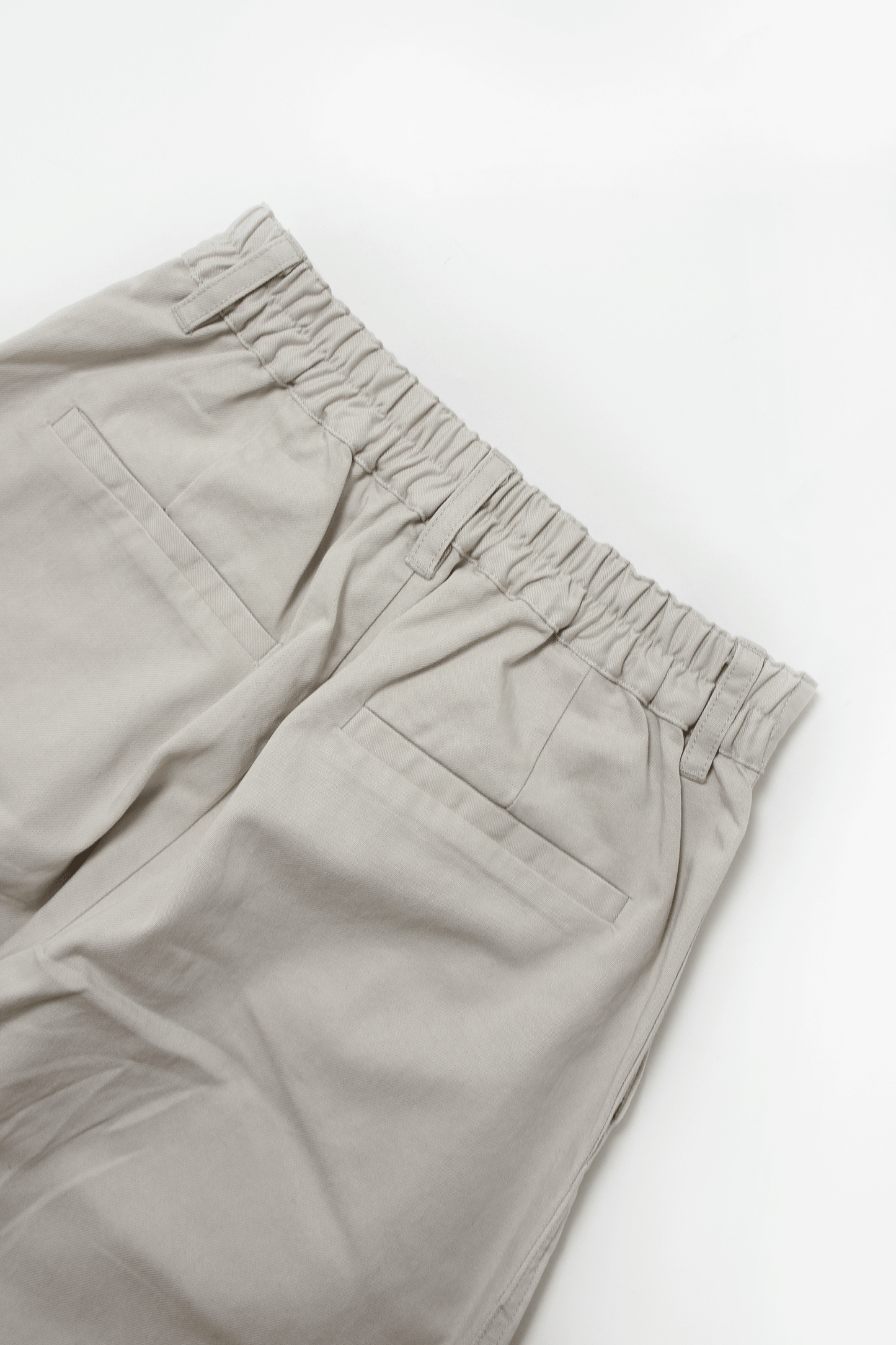 High-waisted washed pants