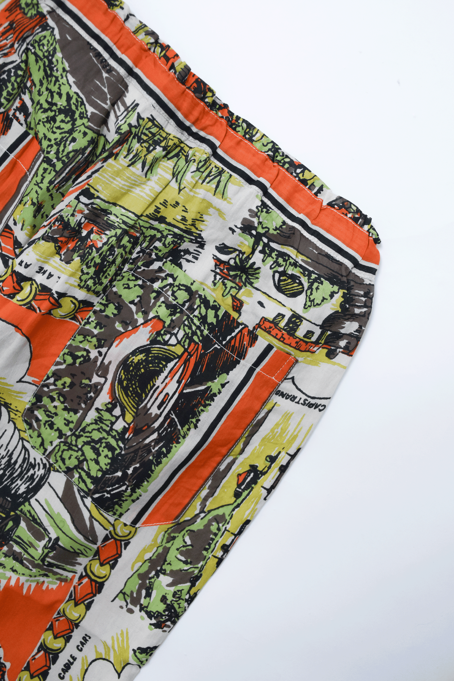Map Print Easy Pants  California