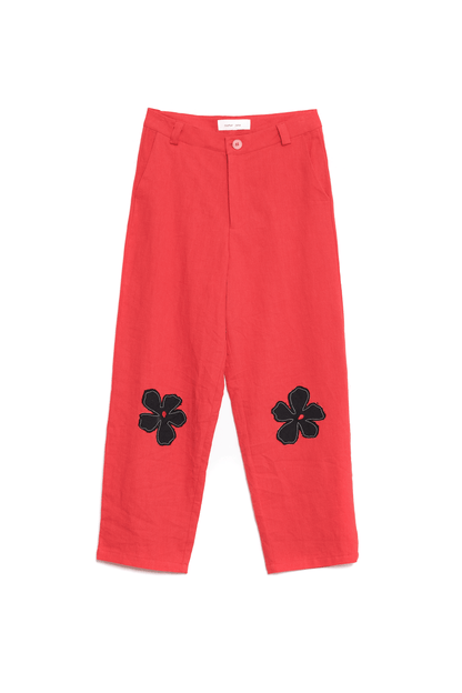 Camelia Applique Trousers