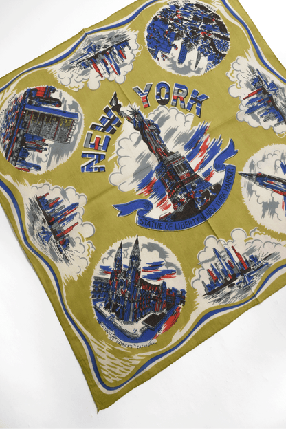 Map print 64scarf