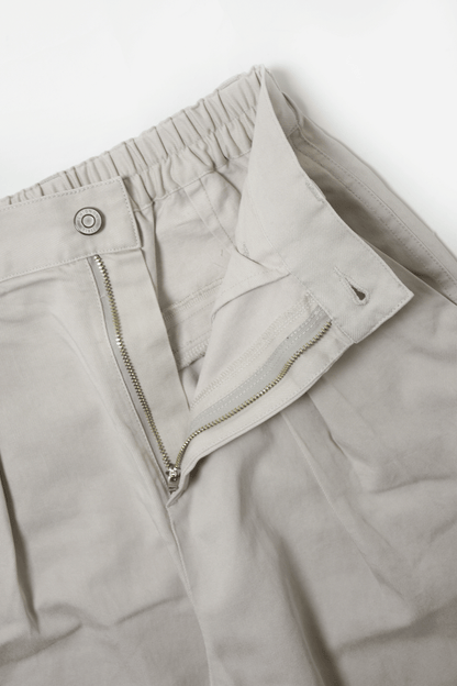 High-waisted washed pants