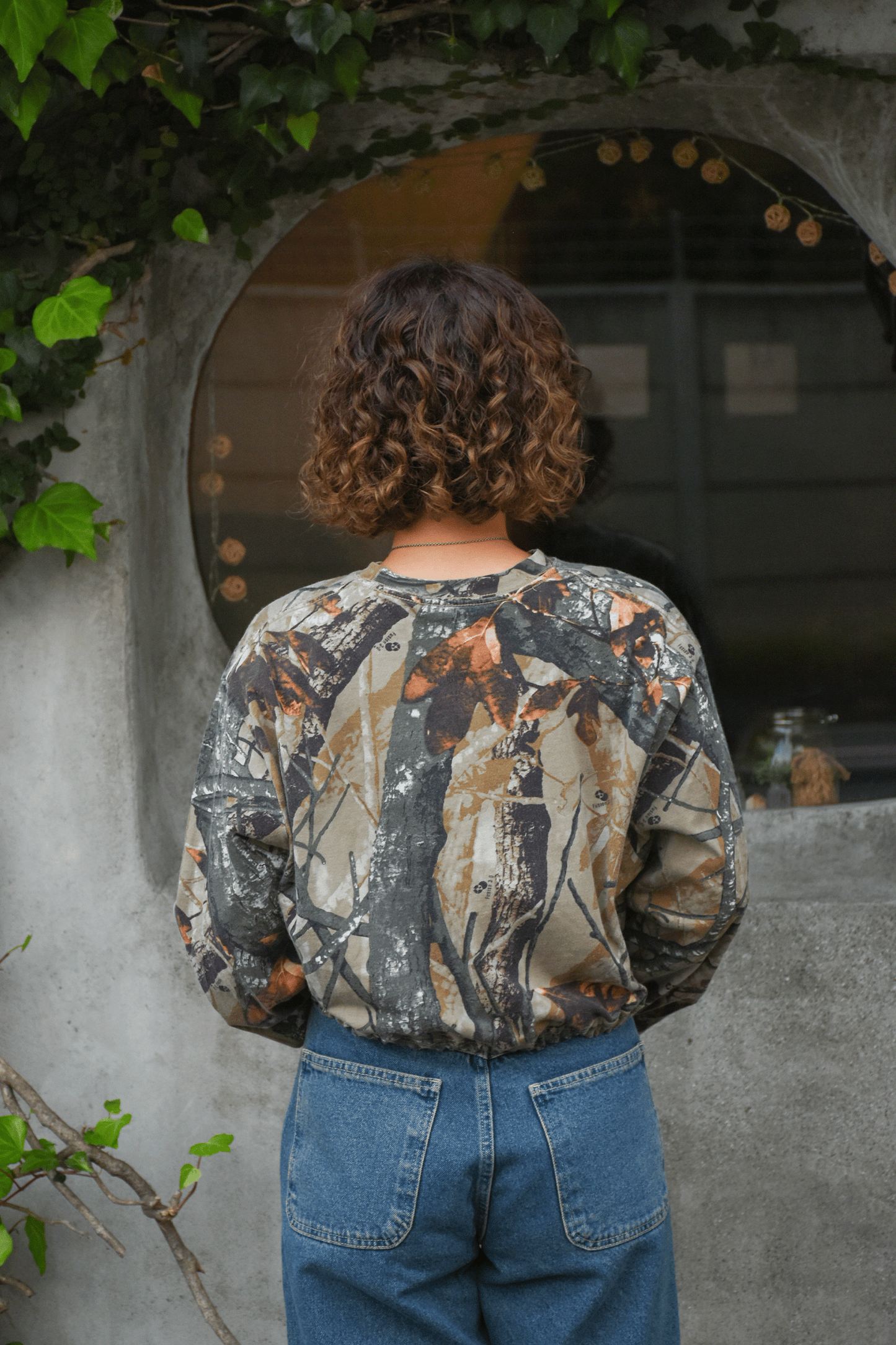 Vintage Remake Crop Top US Real Tree Long Tee”4type”