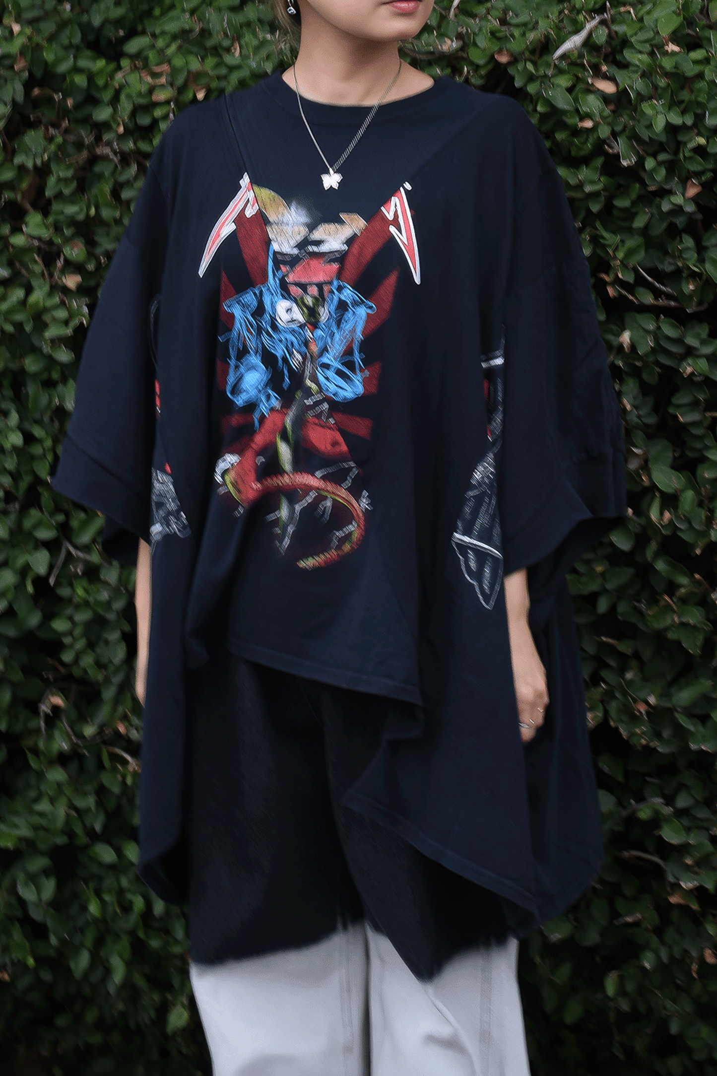 circa make cross cutback wide print top