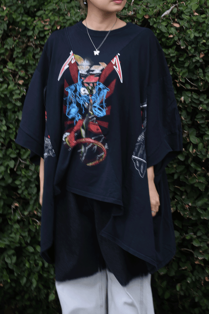 circa make cross cutback wide print top