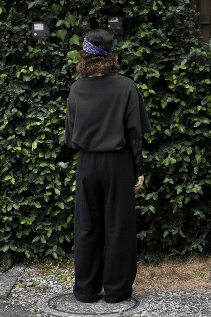 Patchwork lace pants