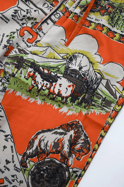 Map Print Easy Pants  California