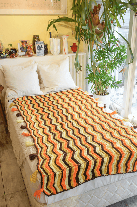 Vintage Crochet Rug No.8