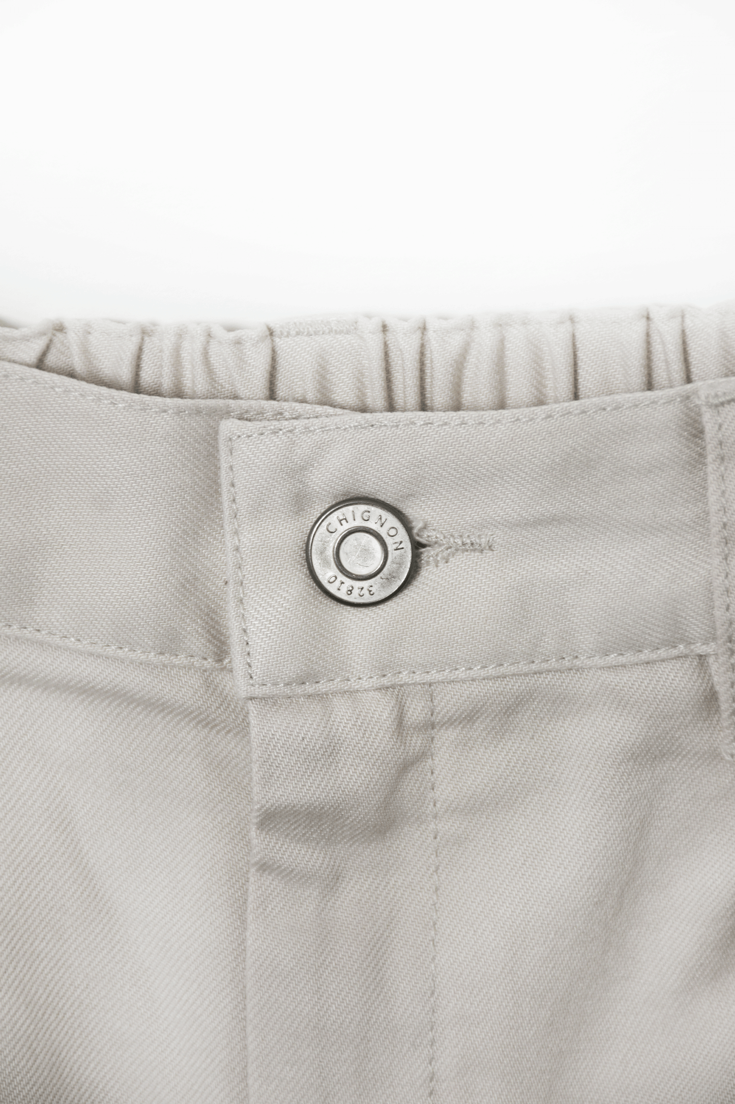 High-waisted washed pants
