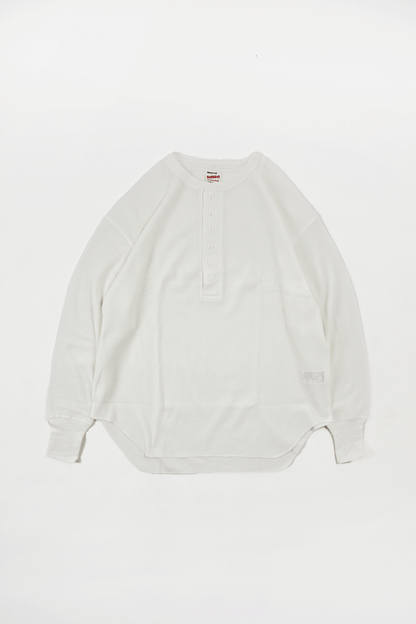 Basic Waffle Hem Round Henley