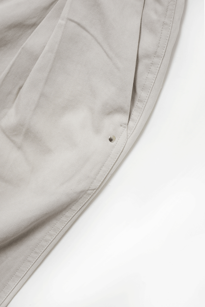 High-waisted washed pants