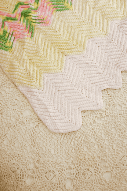 Vintage Crochet Rug No.10