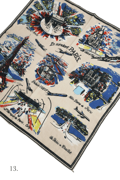 Map print bandana