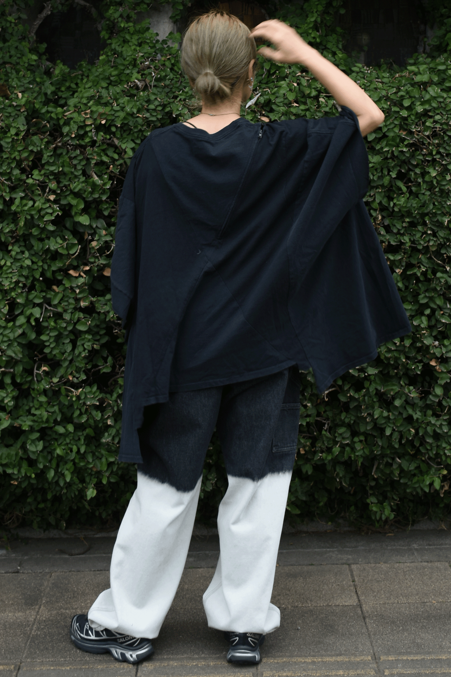 circa make cross cutback wide print top