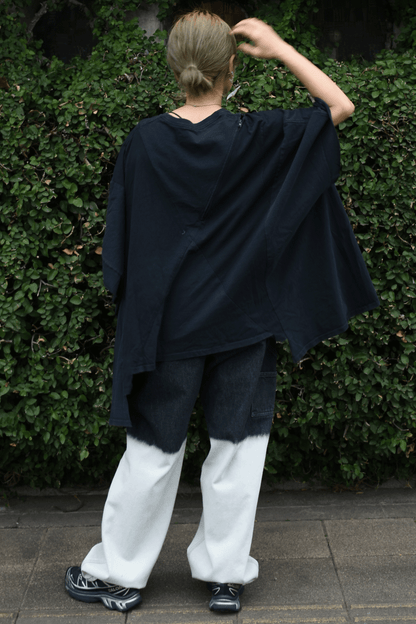 circa make cross cutback wide print top