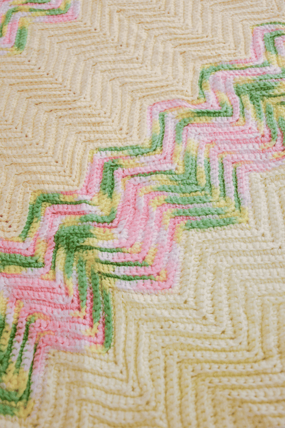 Vintage Crochet Rug No.10