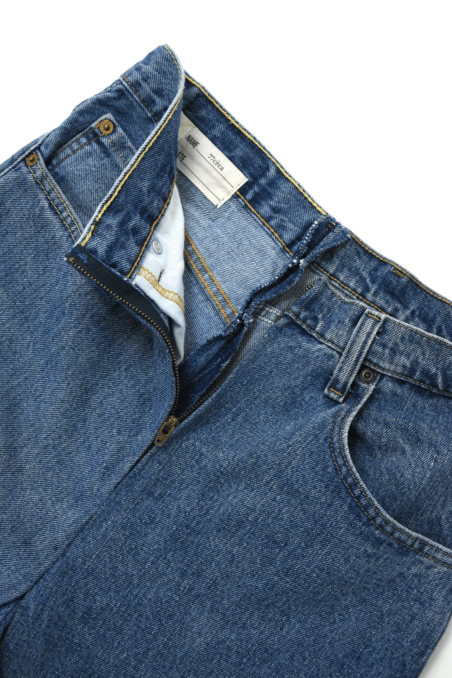 circa make denim half pants