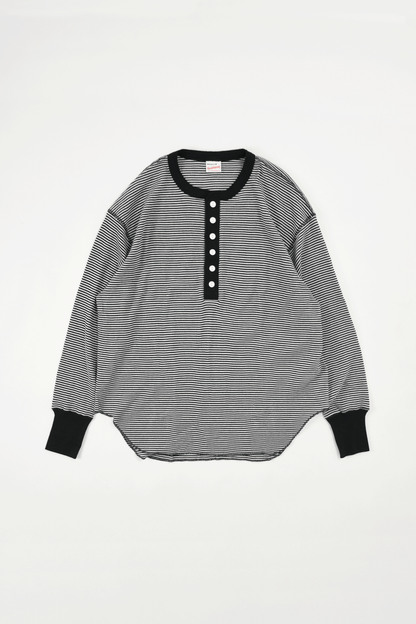 Basic Waffle Hem Round Henley