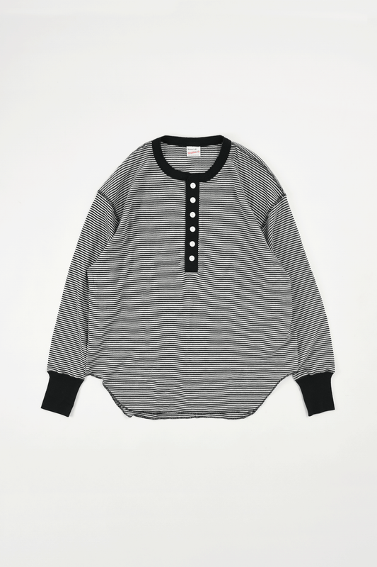 Basic Waffle Hem Round Henley