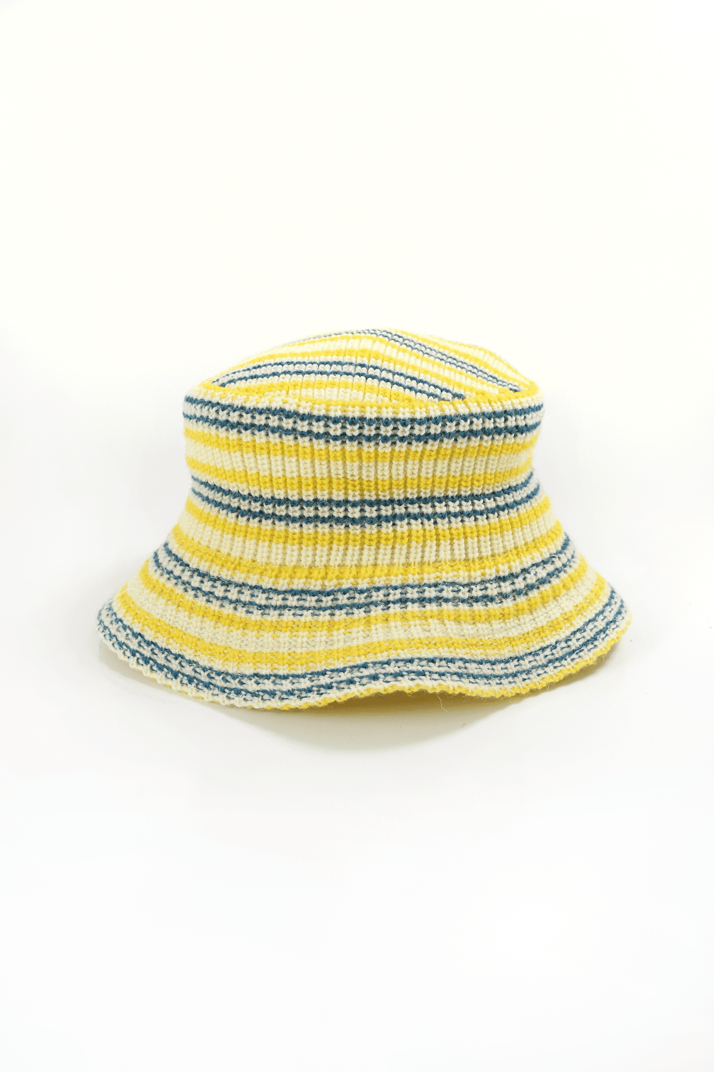 Rib Multi Border Straight Bucket Hat