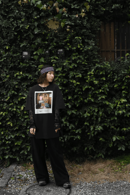 Patchwork lace pants