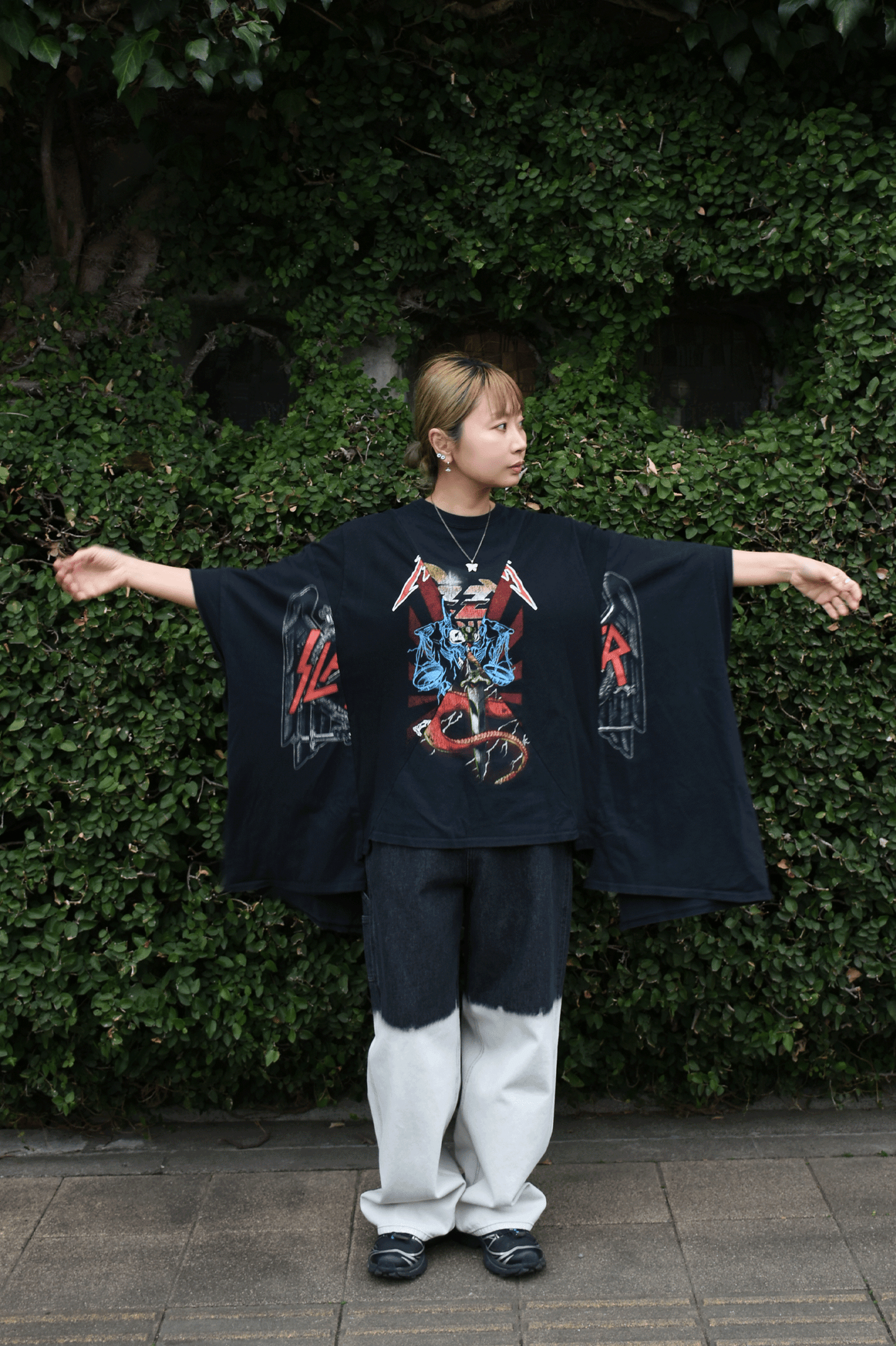 circa make cross cutback wide print top