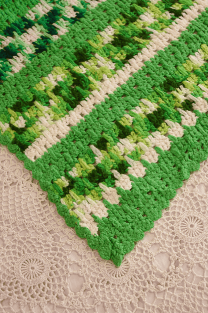 Vintage Crochet Rug No.6