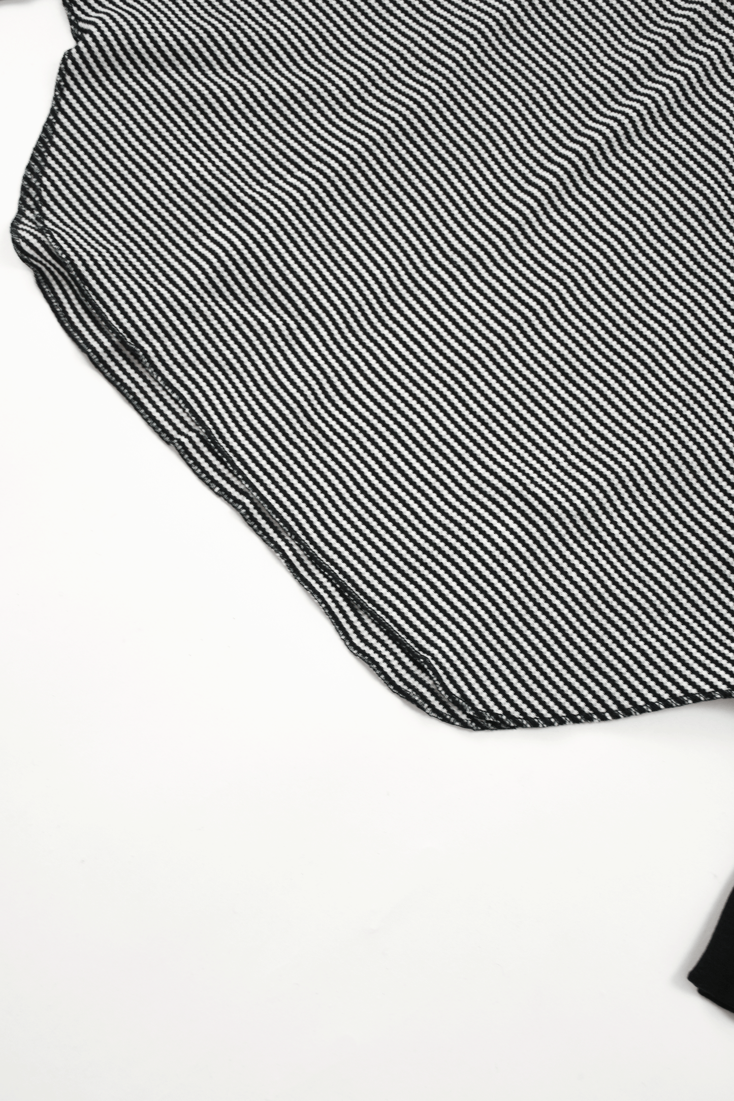 Basic Waffle Hem Round Henley