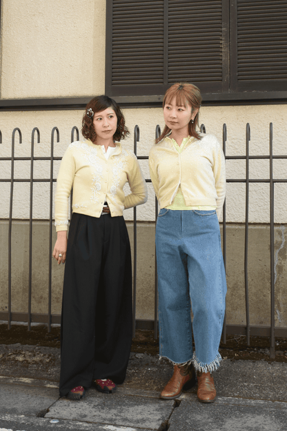 Antique beaded cardigan